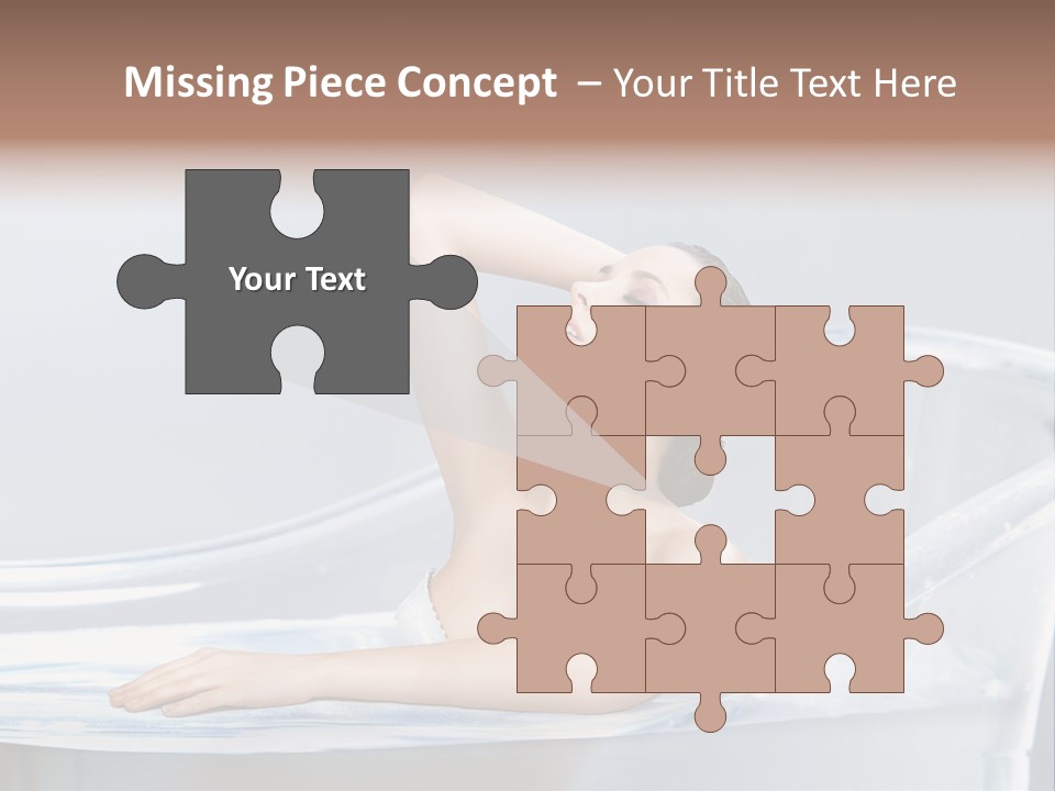 Wellness Bathtub Relaxation PowerPoint Template