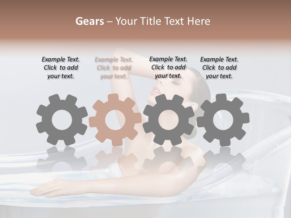 Wellness Bathtub Relaxation PowerPoint Template