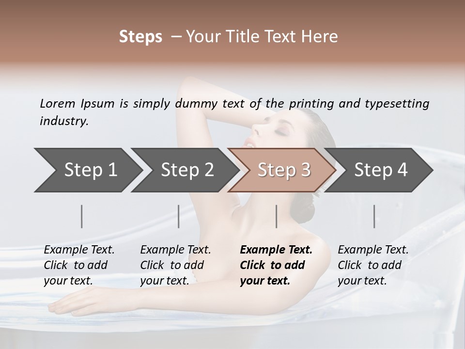 Wellness Bathtub Relaxation PowerPoint Template