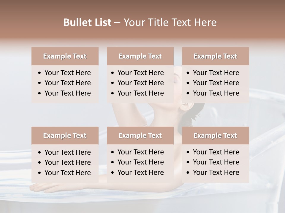 Wellness Bathtub Relaxation PowerPoint Template