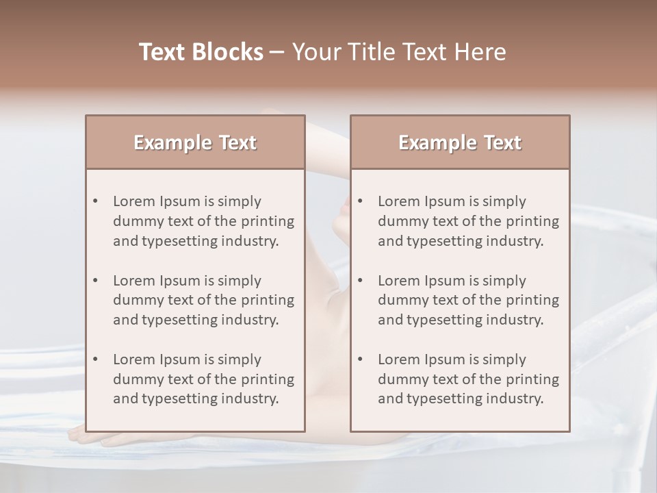 Wellness Bathtub Relaxation PowerPoint Template