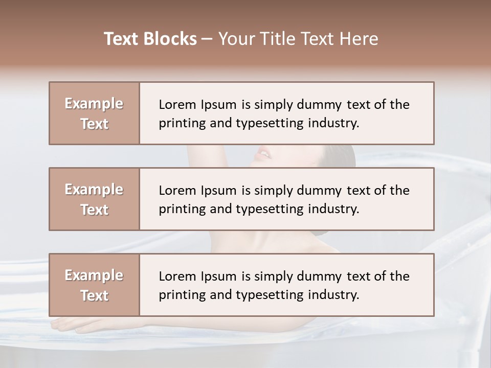 Wellness Bathtub Relaxation PowerPoint Template