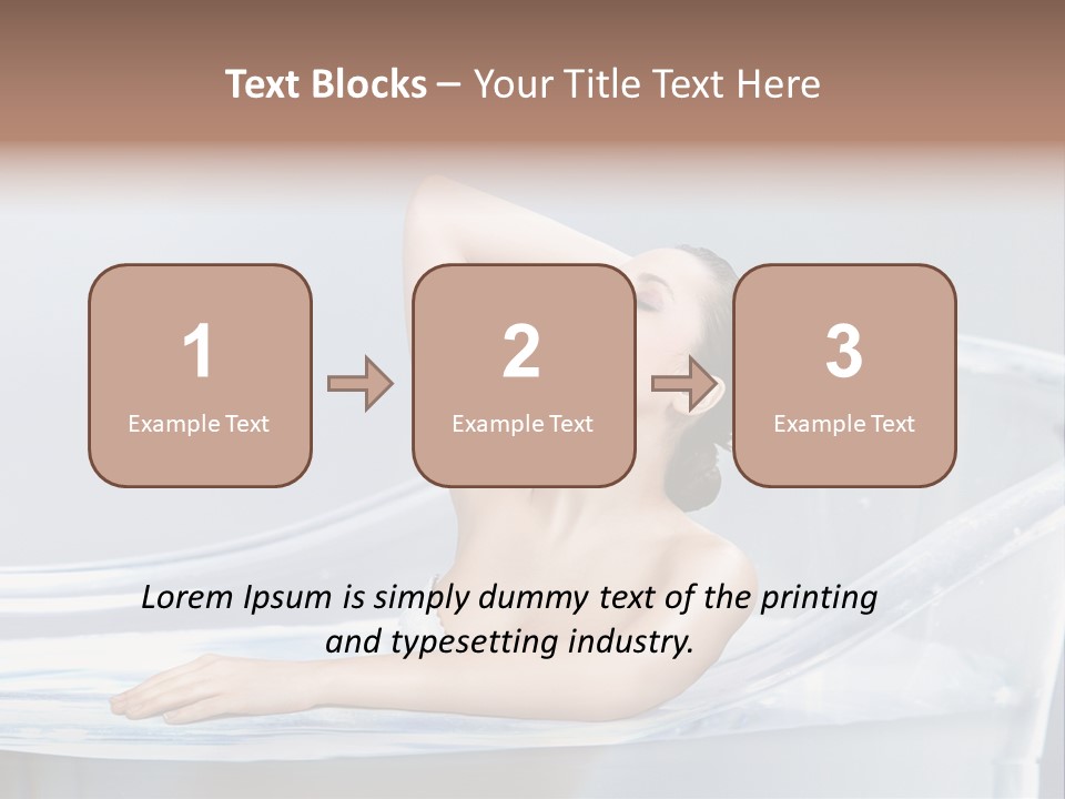 Wellness Bathtub Relaxation PowerPoint Template