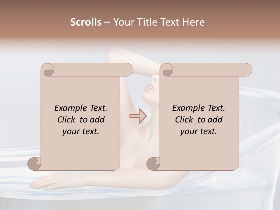 Wellness Bathtub Relaxation PowerPoint Template