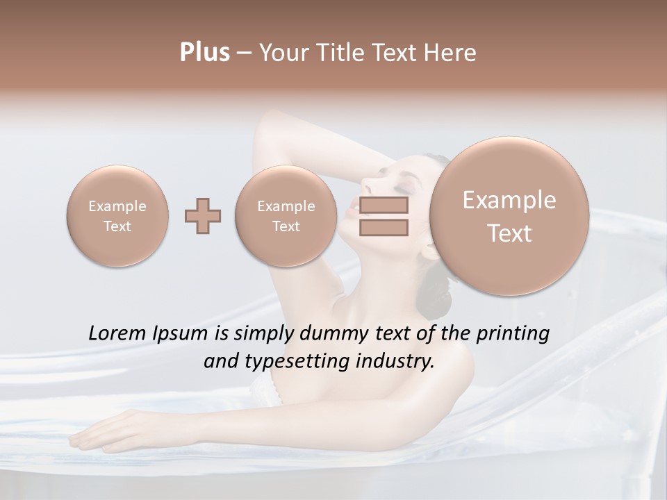 Wellness Bathtub Relaxation PowerPoint Template