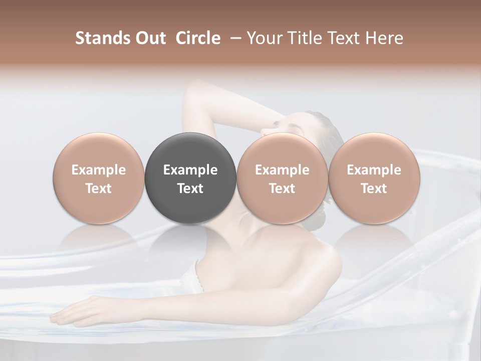Wellness Bathtub Relaxation PowerPoint Template