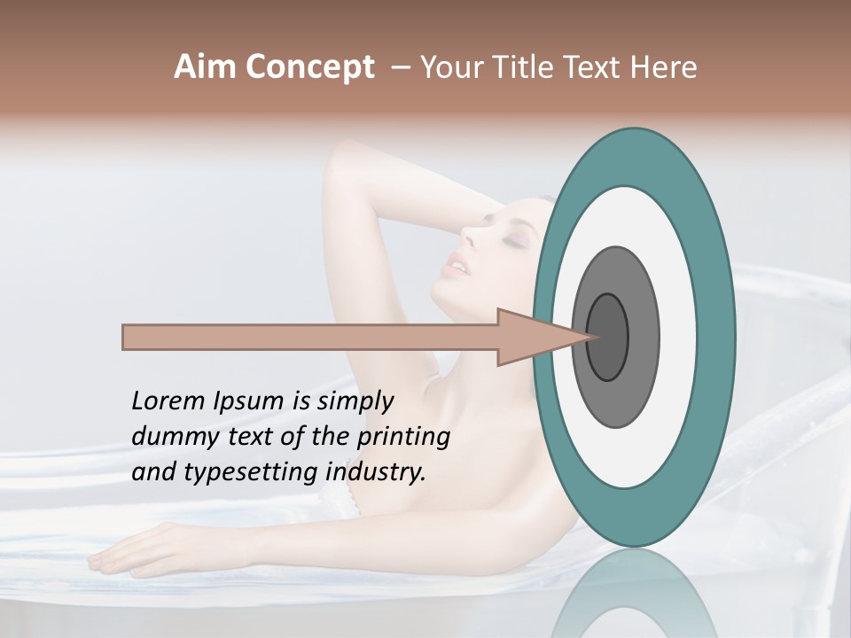 Wellness Bathtub Relaxation PowerPoint Template