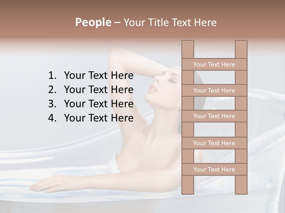Wellness Bathtub Relaxation PowerPoint Template