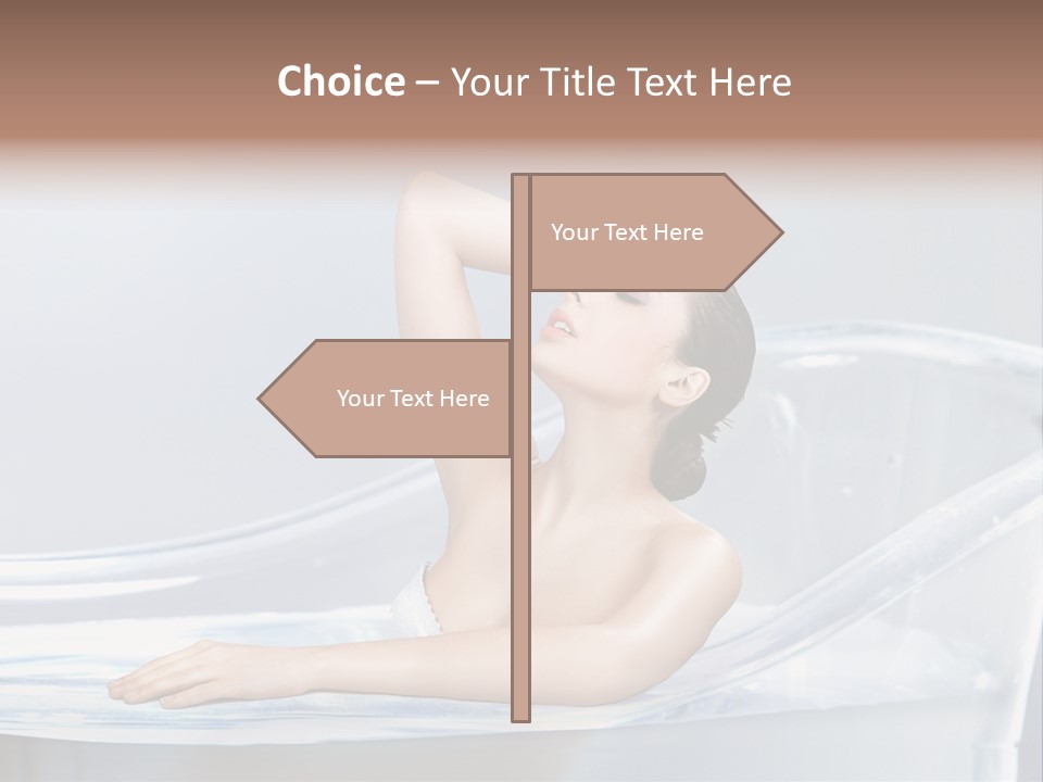 Wellness Bathtub Relaxation PowerPoint Template