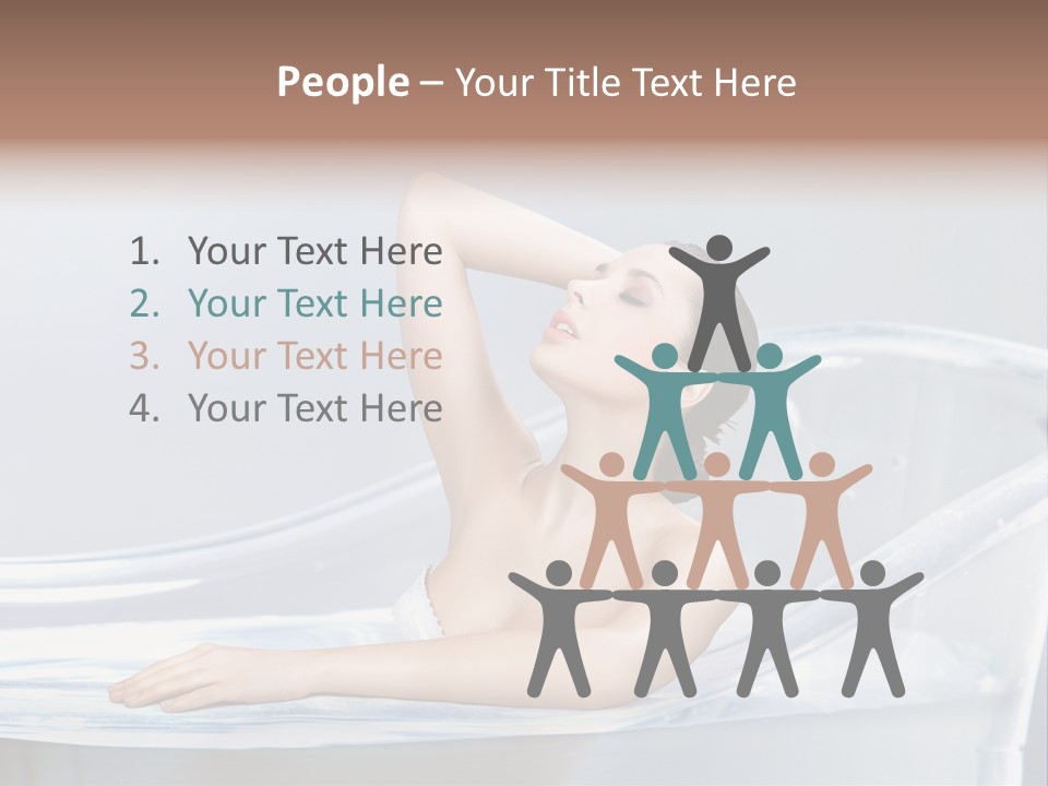 Wellness Bathtub Relaxation PowerPoint Template