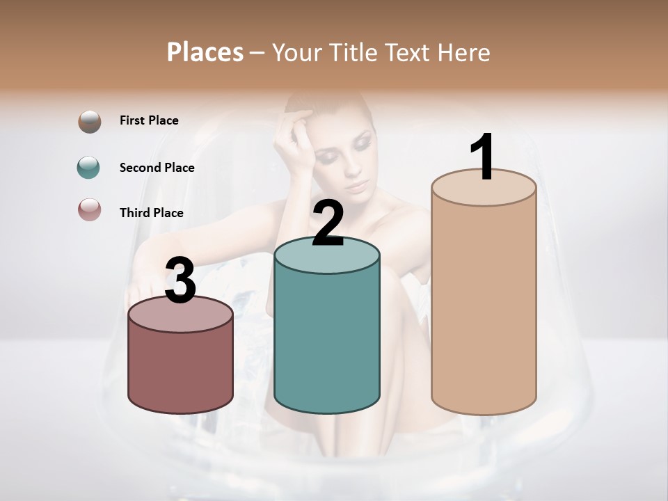 Look Female Shoulder PowerPoint Template