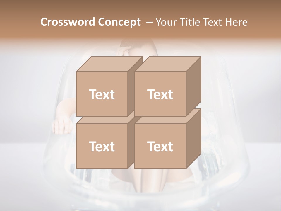 Look Female Shoulder PowerPoint Template