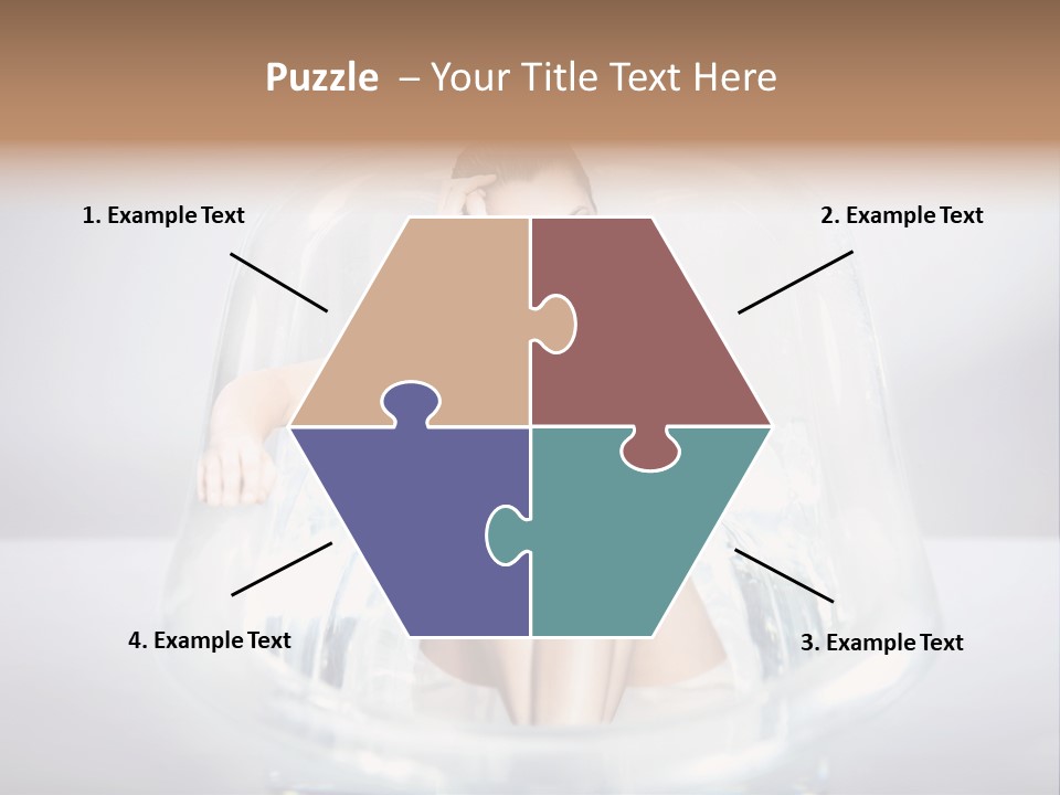 Look Female Shoulder PowerPoint Template