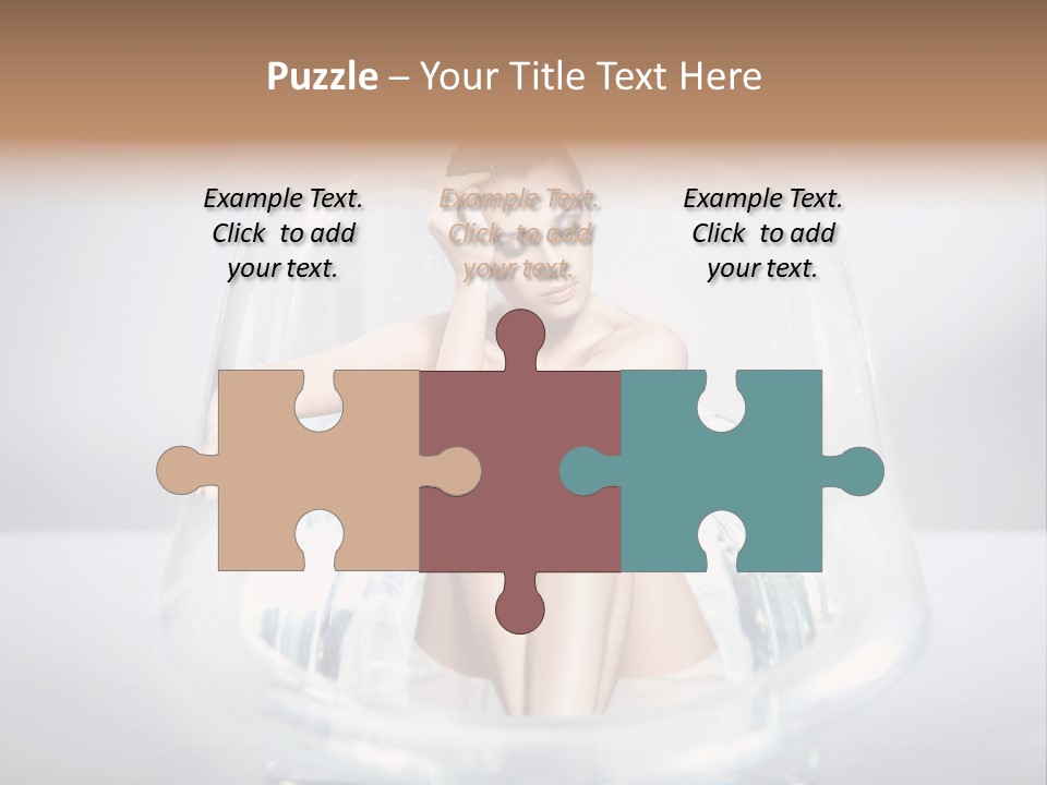 Look Female Shoulder PowerPoint Template