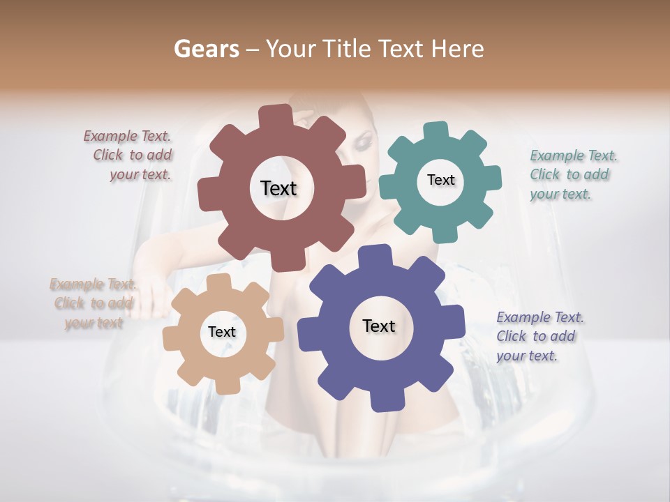 Look Female Shoulder PowerPoint Template