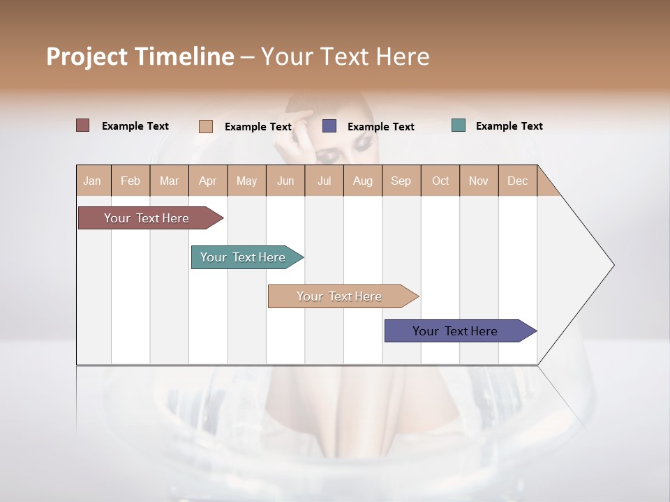 Look Female Shoulder PowerPoint Template