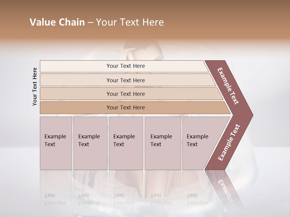 Look Female Shoulder PowerPoint Template