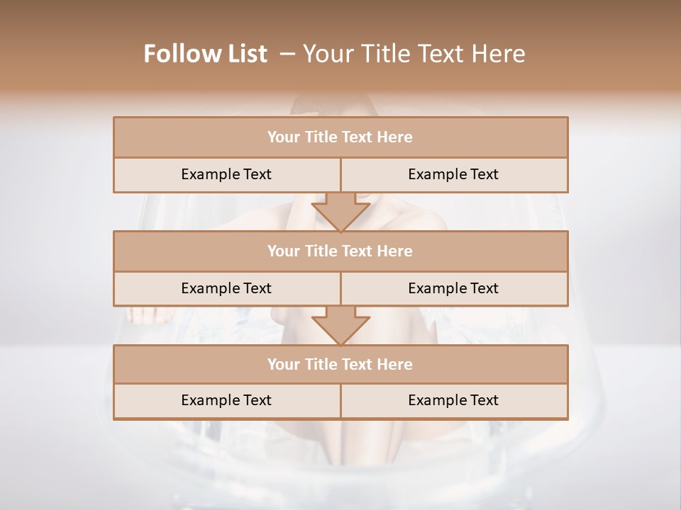 Look Female Shoulder PowerPoint Template