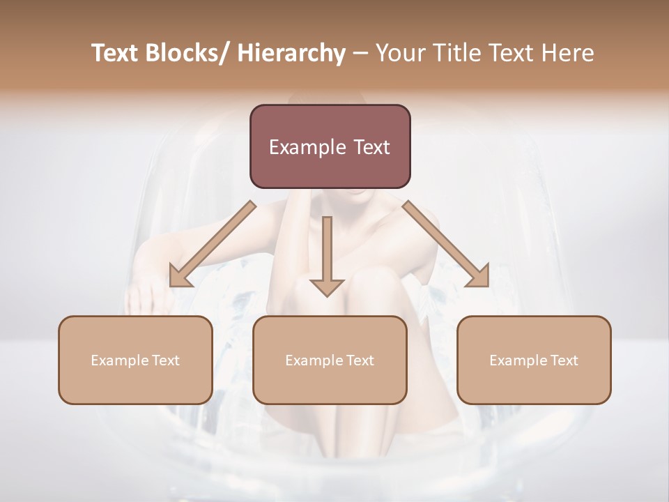 Look Female Shoulder PowerPoint Template