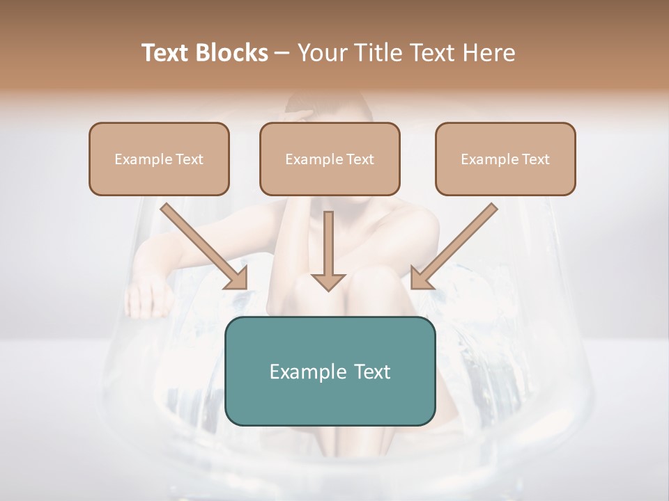 Look Female Shoulder PowerPoint Template