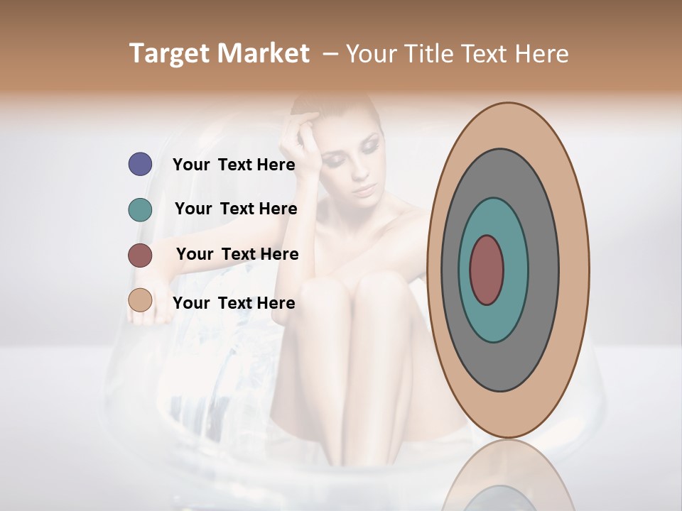 Look Female Shoulder PowerPoint Template