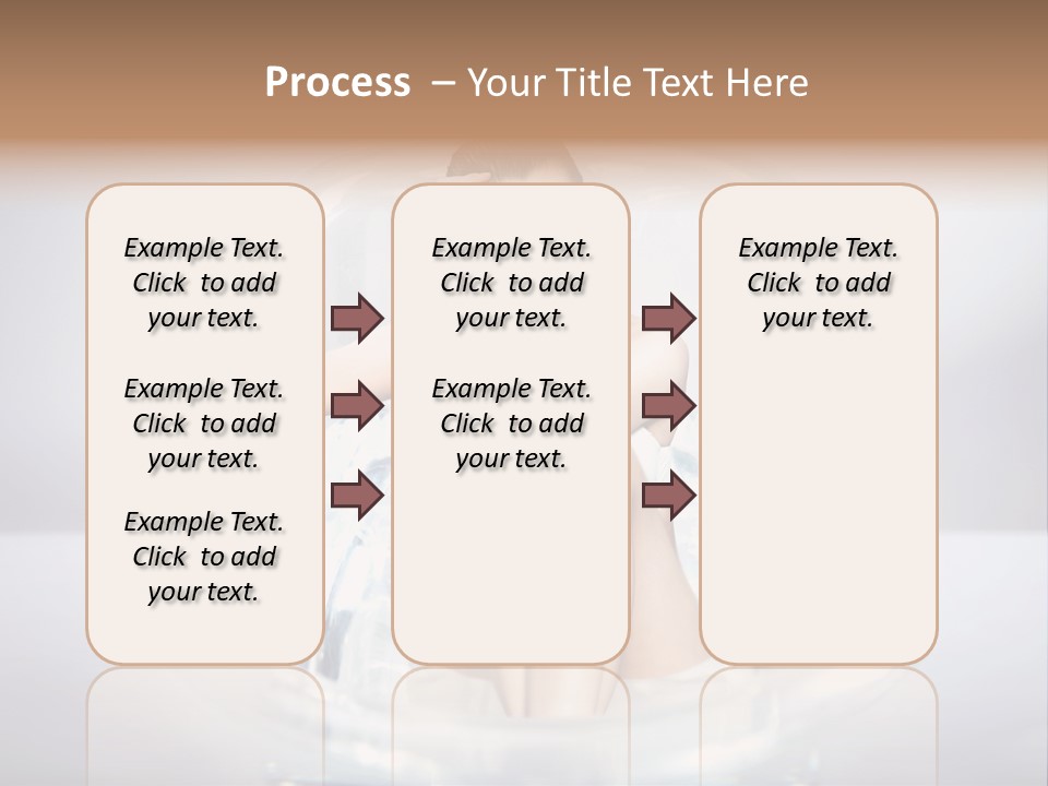 Look Female Shoulder PowerPoint Template