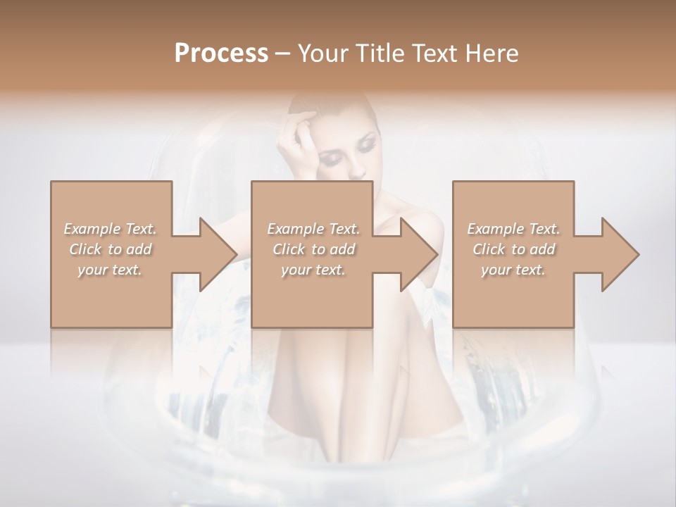 Look Female Shoulder PowerPoint Template