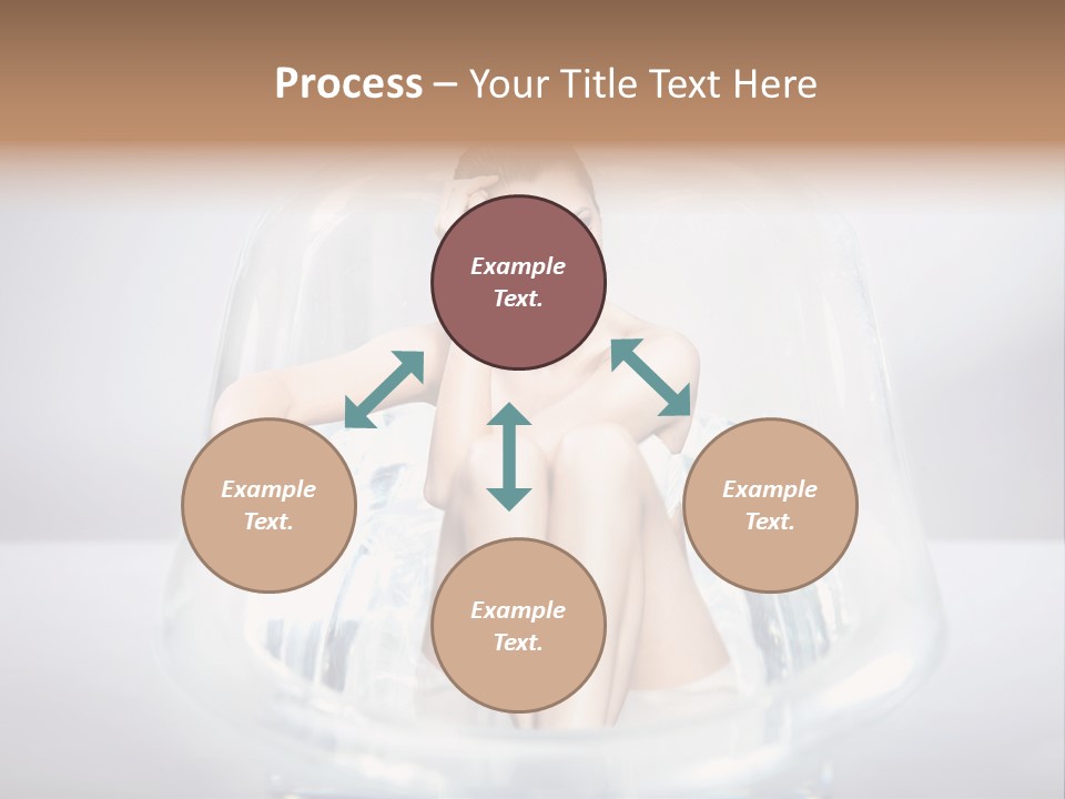 Look Female Shoulder PowerPoint Template