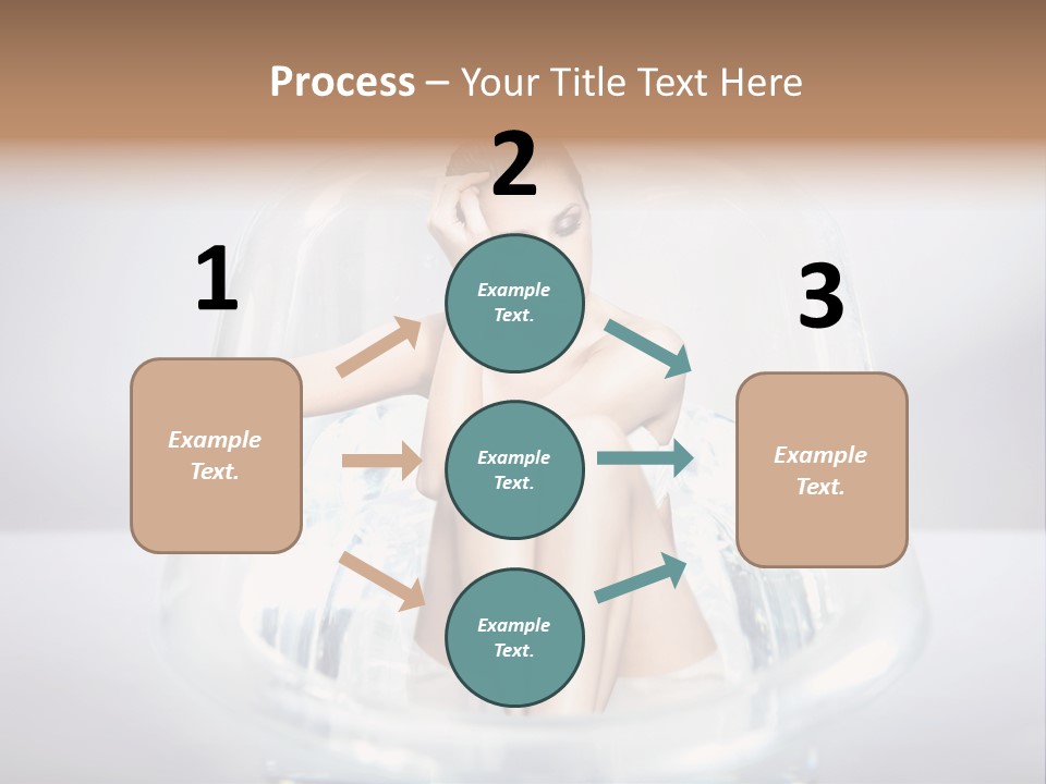 Look Female Shoulder PowerPoint Template