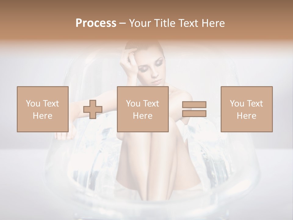 Look Female Shoulder PowerPoint Template