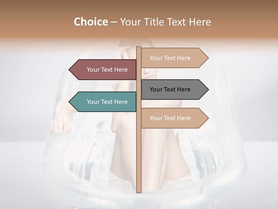 Look Female Shoulder PowerPoint Template