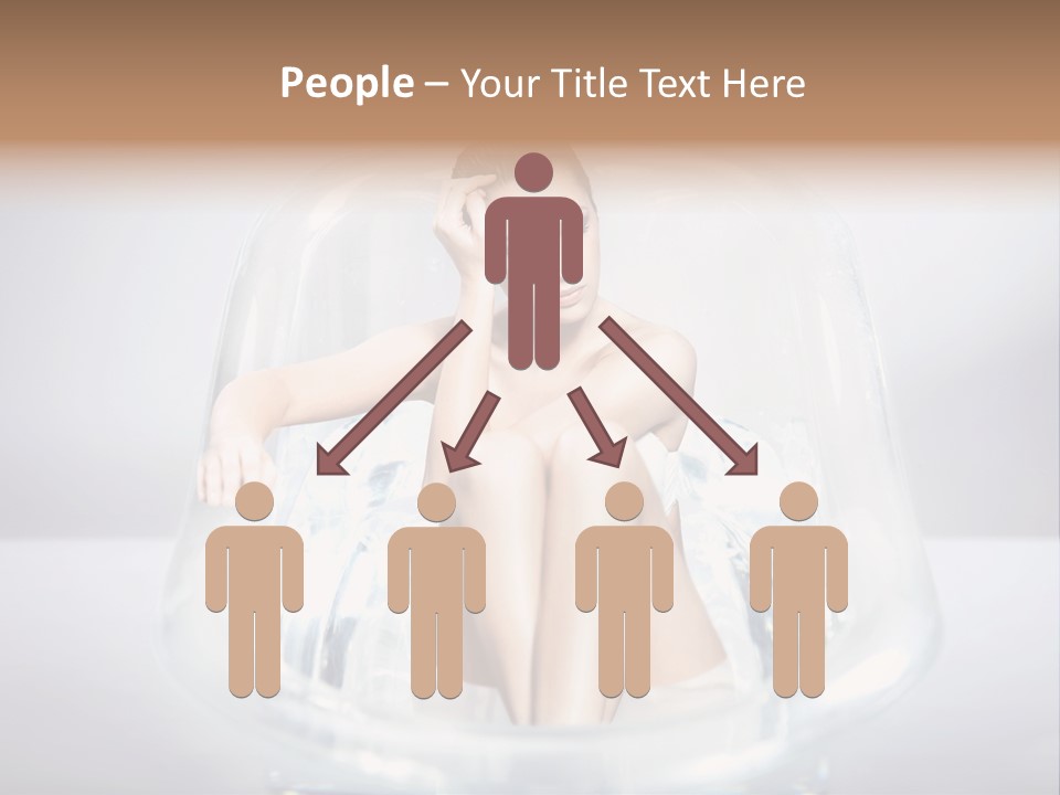 Look Female Shoulder PowerPoint Template