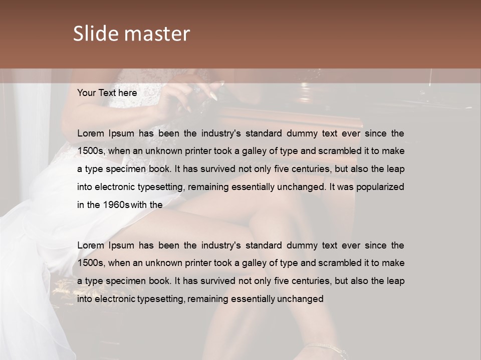 Phone Hair Mouth PowerPoint Template