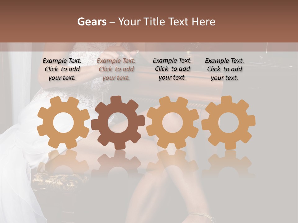 Phone Hair Mouth PowerPoint Template