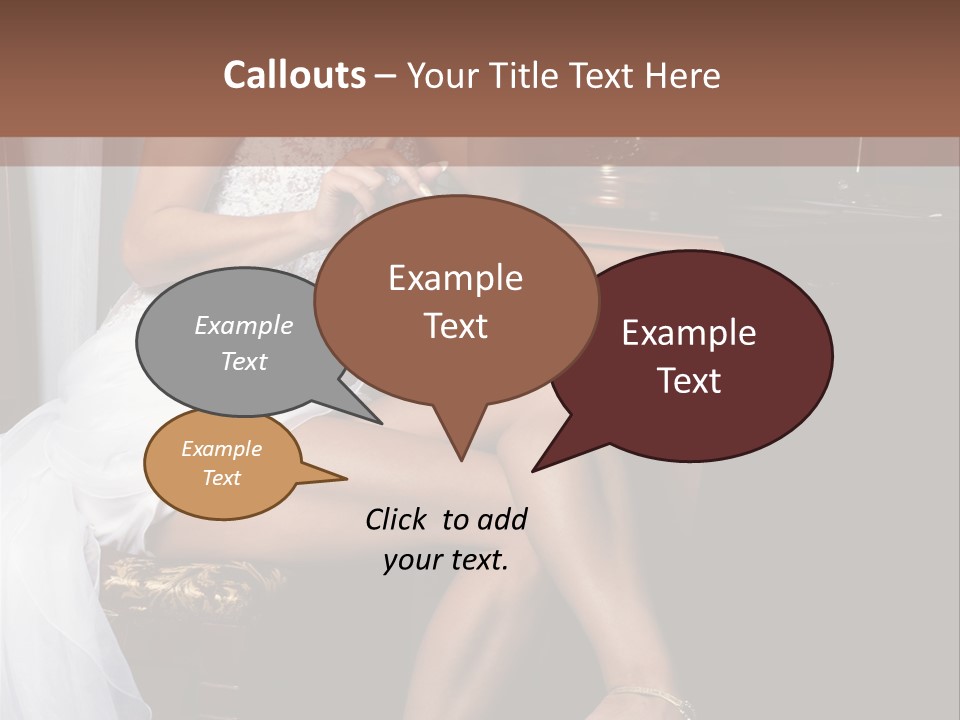 Phone Hair Mouth PowerPoint Template