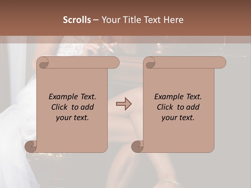 Phone Hair Mouth PowerPoint Template
