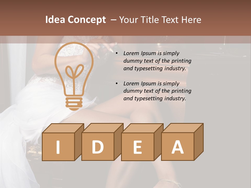 Phone Hair Mouth PowerPoint Template