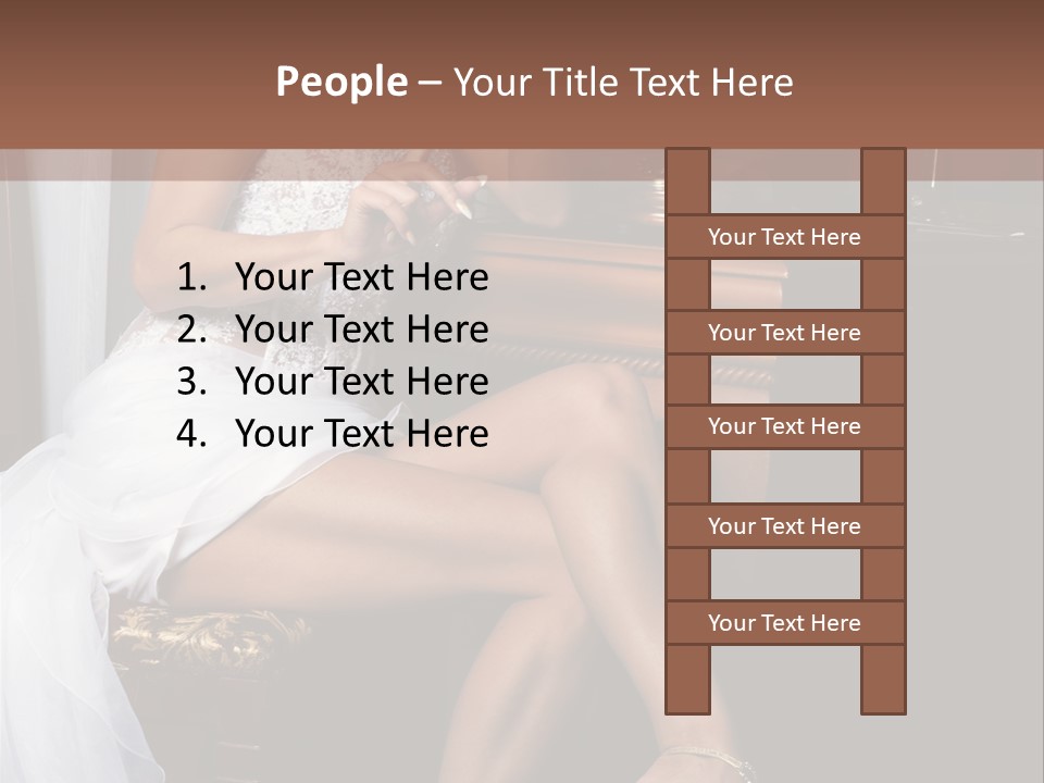 Phone Hair Mouth PowerPoint Template