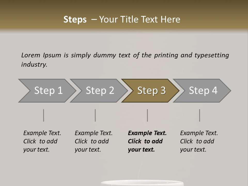 Cafe Awake Aroma PowerPoint Template