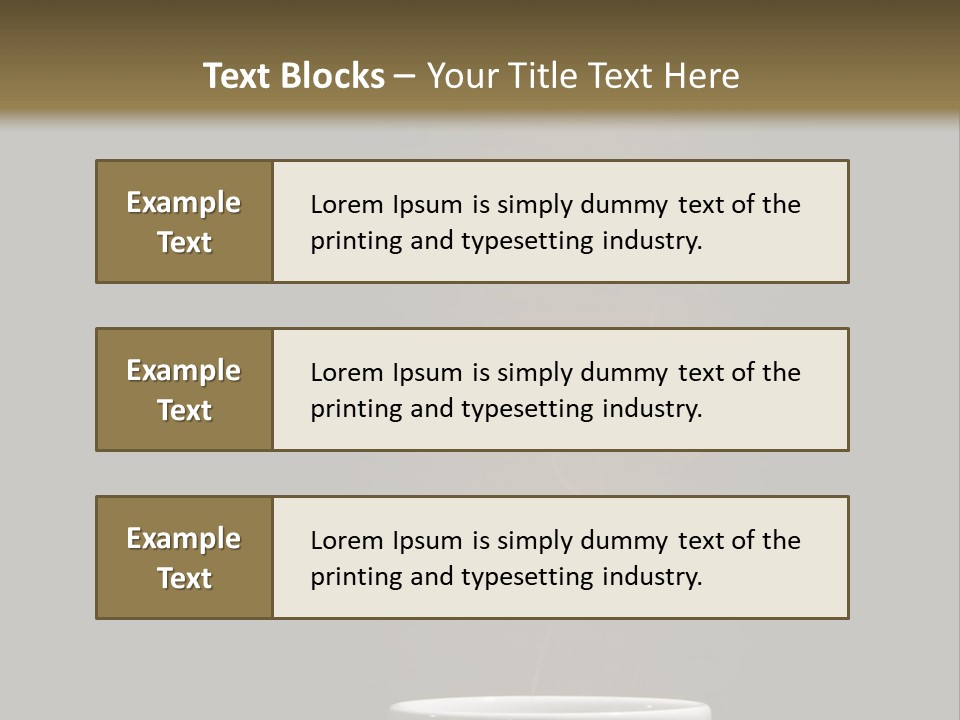 Cafe Awake Aroma PowerPoint Template