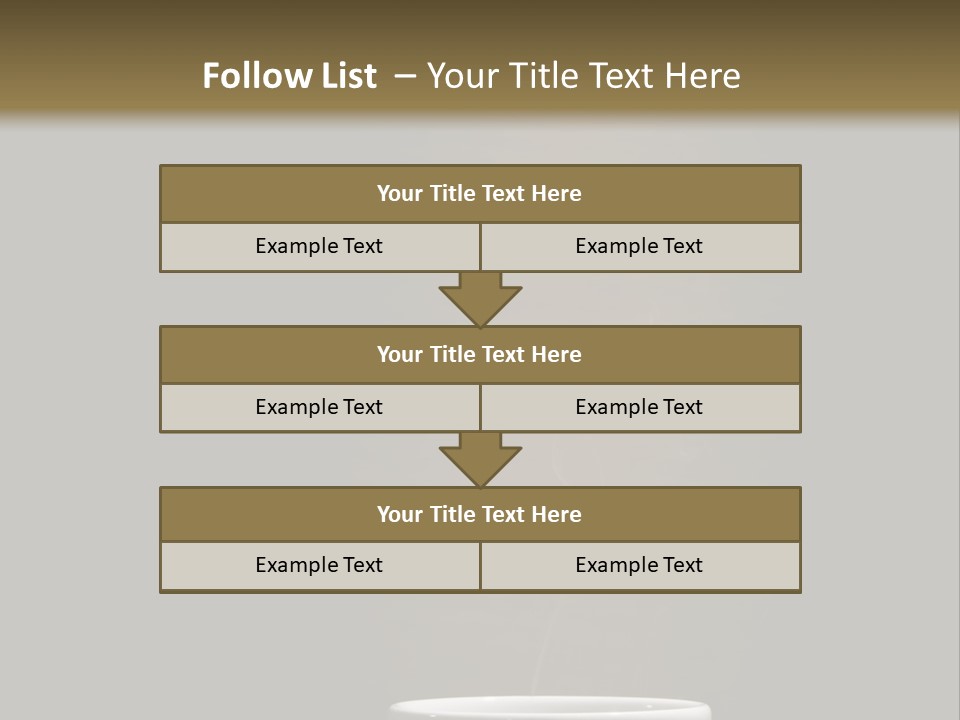 Cafe Awake Aroma PowerPoint Template
