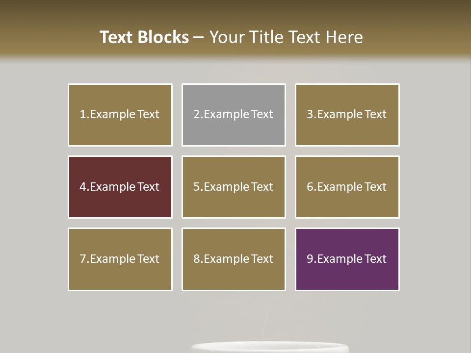 Cafe Awake Aroma PowerPoint Template