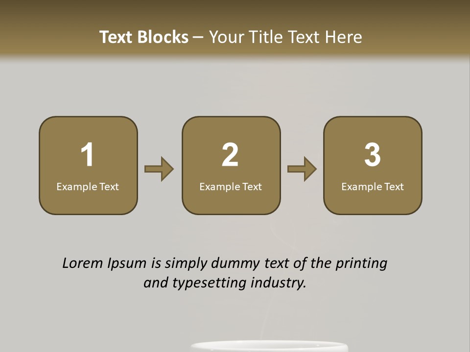 Cafe Awake Aroma PowerPoint Template