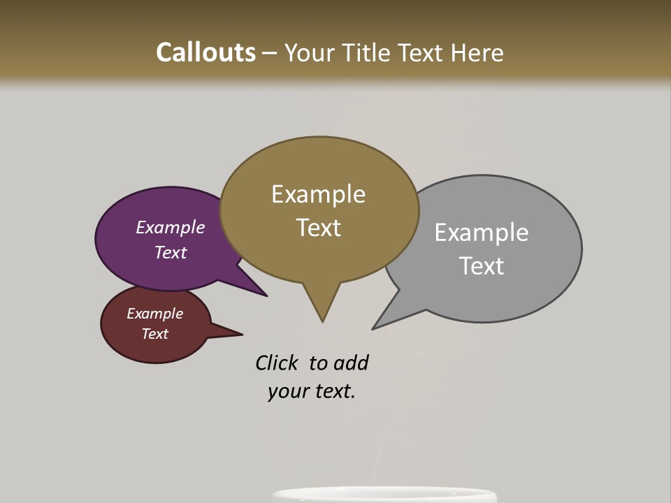 Cafe Awake Aroma PowerPoint Template