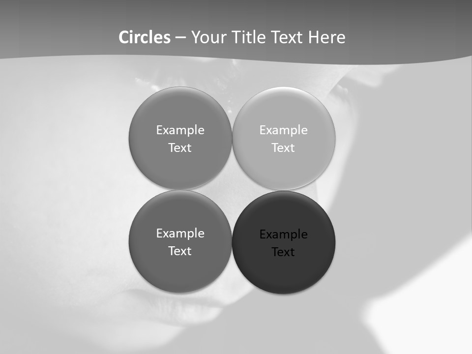 Little Black Cry PowerPoint Template