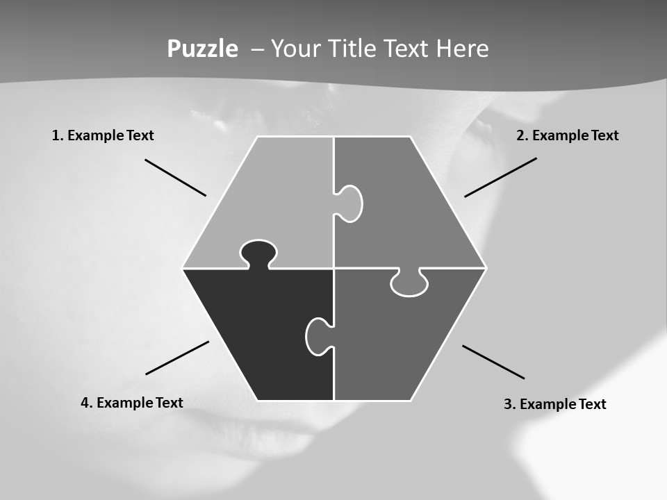 Little Black Cry PowerPoint Template