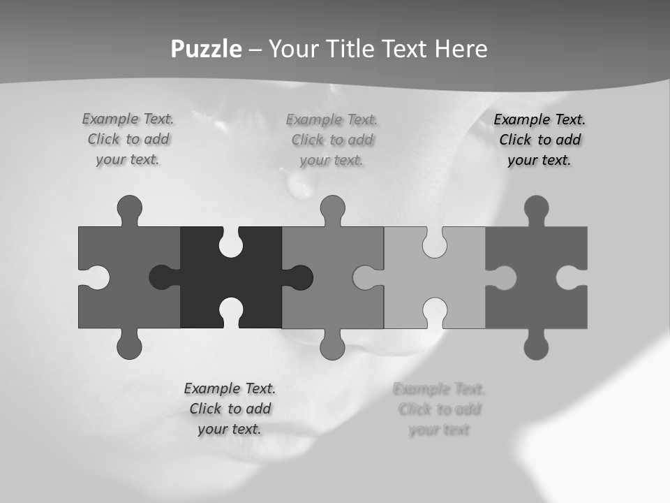 Little Black Cry PowerPoint Template