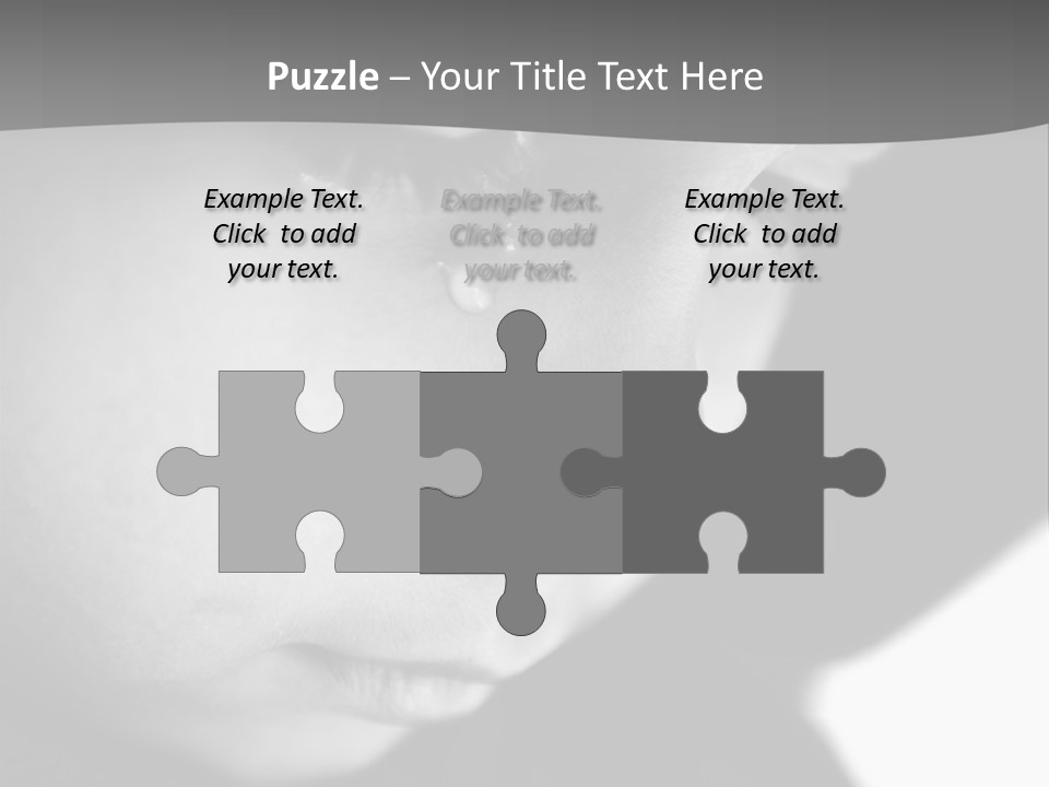 Little Black Cry PowerPoint Template