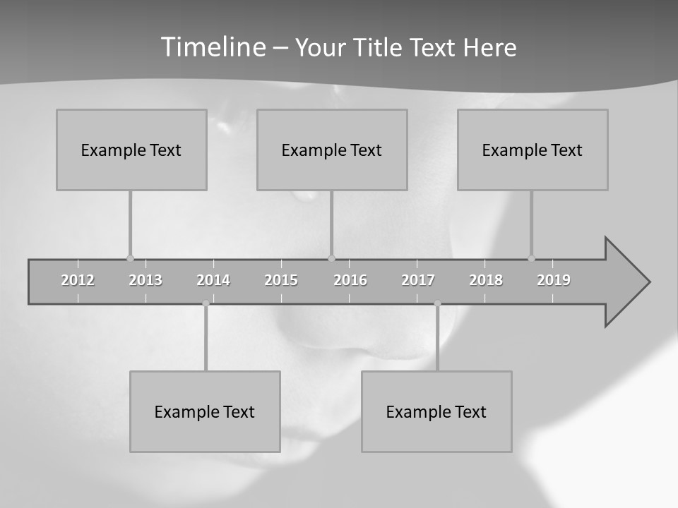 Little Black Cry PowerPoint Template