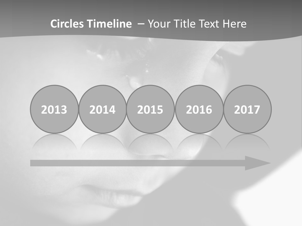 Little Black Cry PowerPoint Template